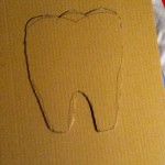 IMG_0568 First, cut a tooth stencil.
