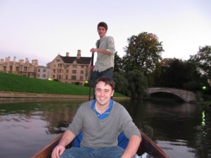 punting1 Zachary McCune punting at Cambridge
