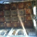 Roof inside the Cathedral gatehouse