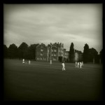 The scene at Jesus College cricket ground